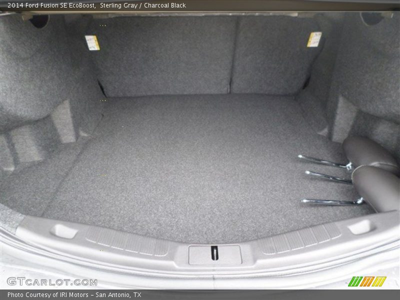 Sterling Gray / Charcoal Black 2014 Ford Fusion SE EcoBoost