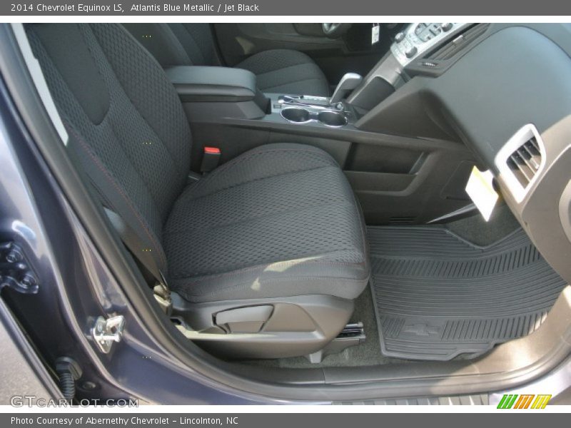Atlantis Blue Metallic / Jet Black 2014 Chevrolet Equinox LS