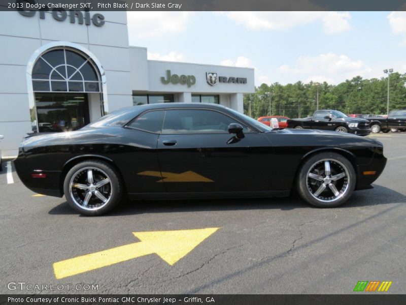 Pitch Black / Dark Slate Gray 2013 Dodge Challenger SXT
