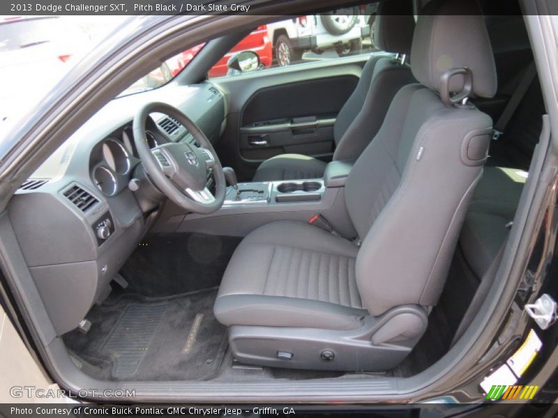 Pitch Black / Dark Slate Gray 2013 Dodge Challenger SXT