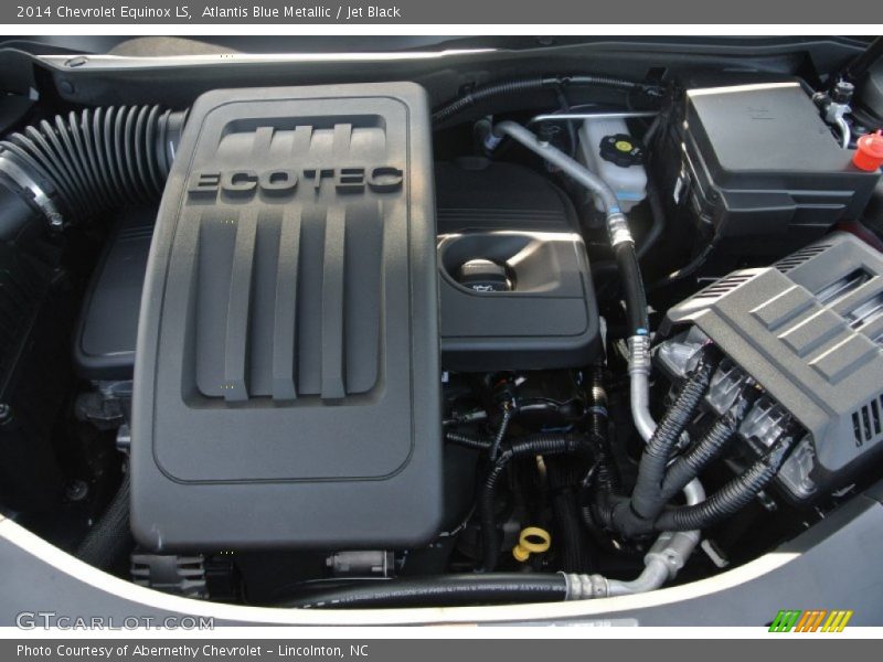 Atlantis Blue Metallic / Jet Black 2014 Chevrolet Equinox LS