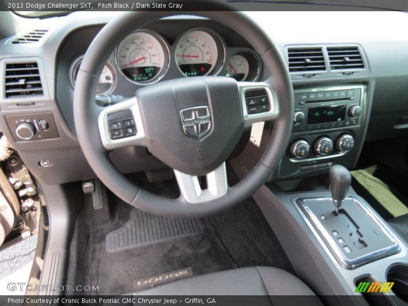 Pitch Black / Dark Slate Gray 2013 Dodge Challenger SXT