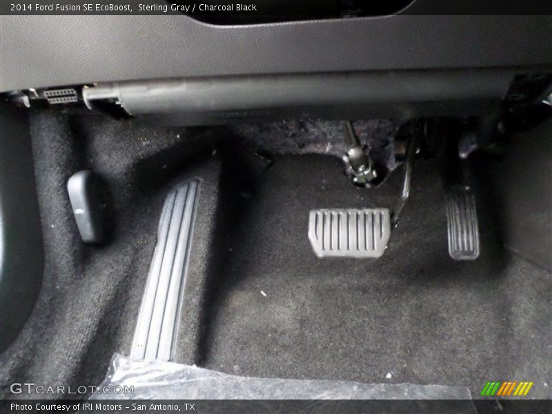 Sterling Gray / Charcoal Black 2014 Ford Fusion SE EcoBoost