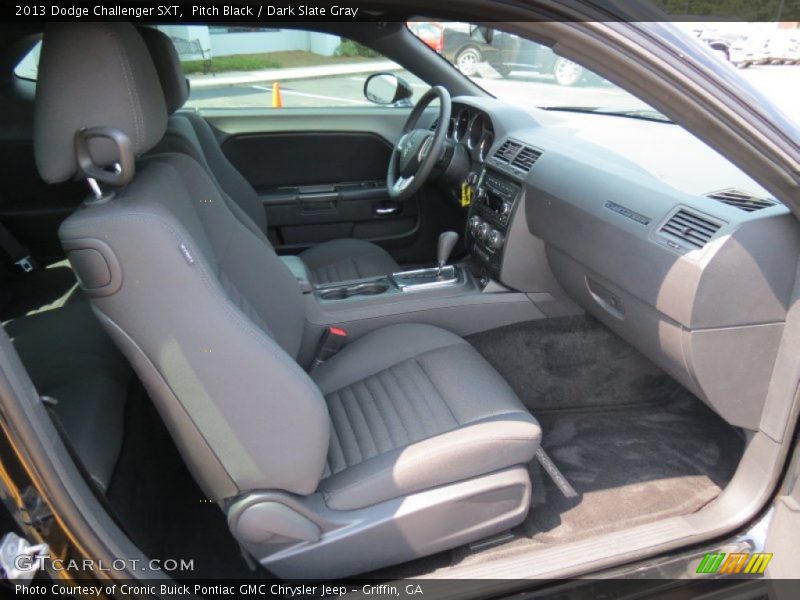 Pitch Black / Dark Slate Gray 2013 Dodge Challenger SXT