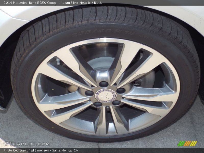 Iridium Silver Metallic / Black 2014 Mercedes-Benz E 350 Coupe