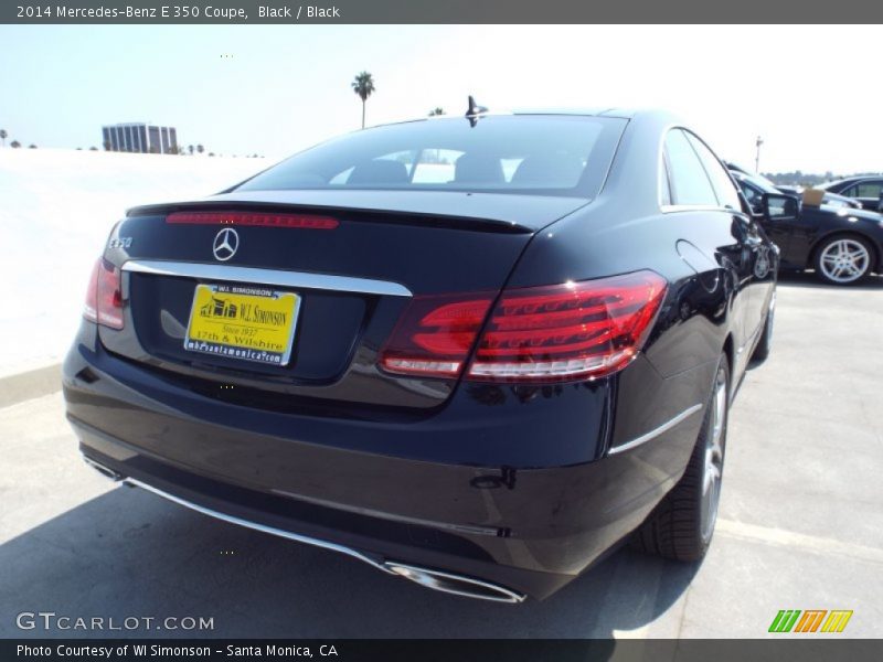 Black / Black 2014 Mercedes-Benz E 350 Coupe
