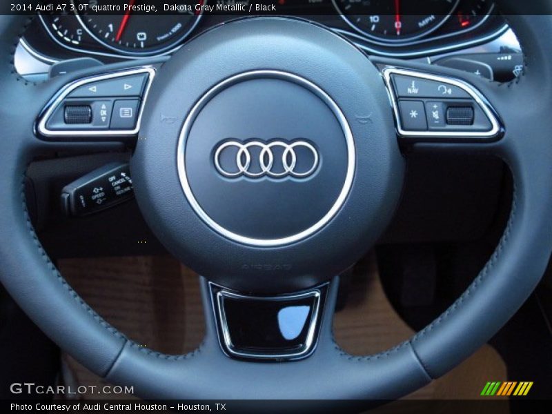 Dakota Gray Metallic / Black 2014 Audi A7 3.0T quattro Prestige