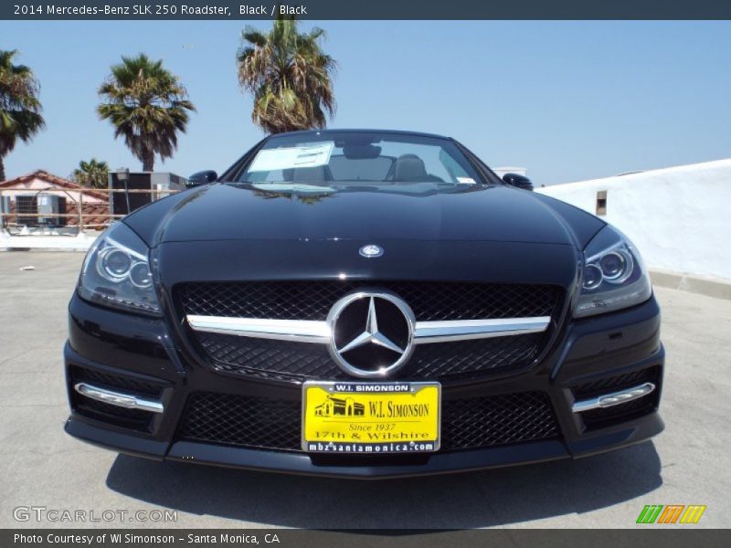 Black / Black 2014 Mercedes-Benz SLK 250 Roadster