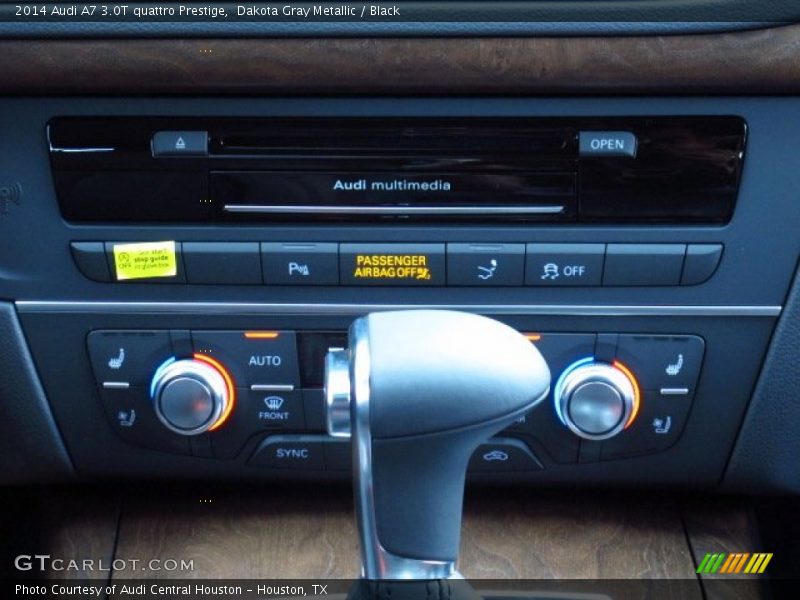 Dakota Gray Metallic / Black 2014 Audi A7 3.0T quattro Prestige