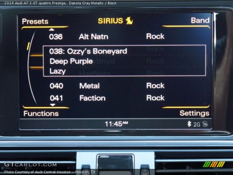 Dakota Gray Metallic / Black 2014 Audi A7 3.0T quattro Prestige