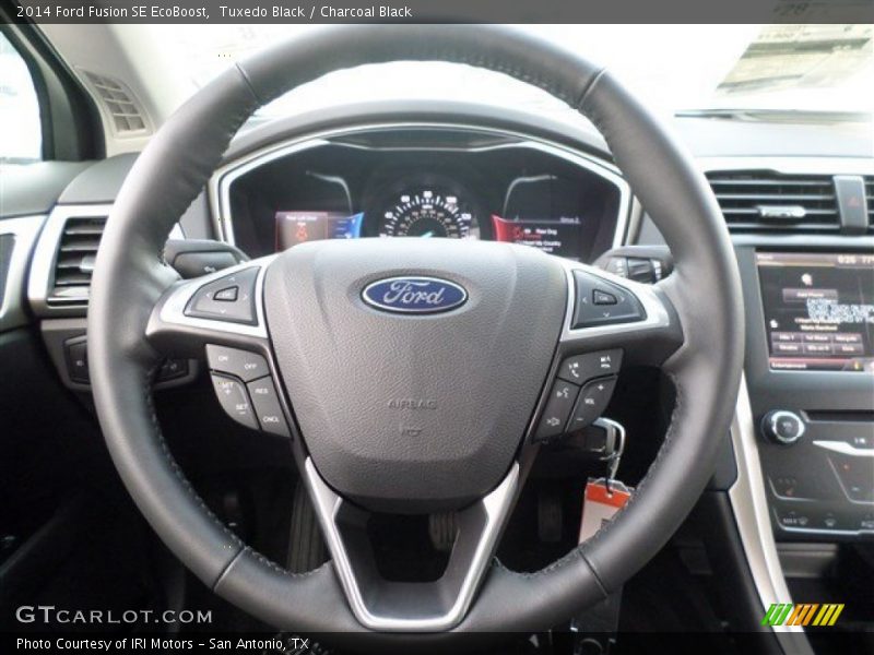 Tuxedo Black / Charcoal Black 2014 Ford Fusion SE EcoBoost