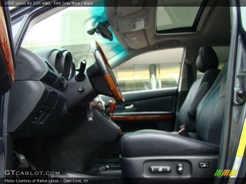 Flint Gray Mica / Black 2005 Lexus RX 330 AWD