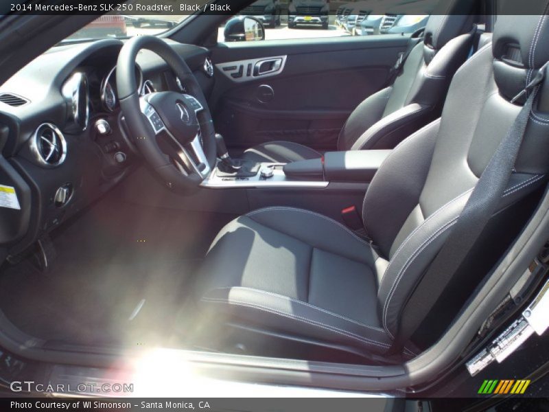 Black / Black 2014 Mercedes-Benz SLK 250 Roadster