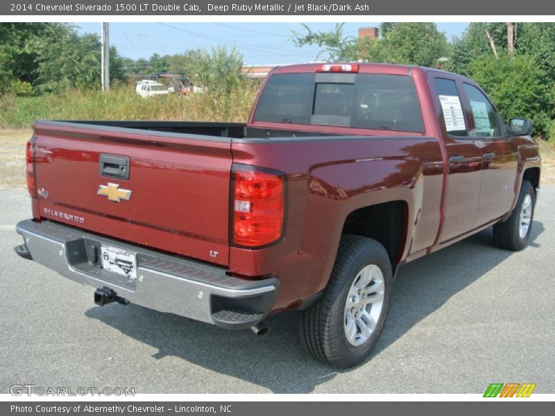 Deep Ruby Metallic / Jet Black/Dark Ash 2014 Chevrolet Silverado 1500 LT Double Cab