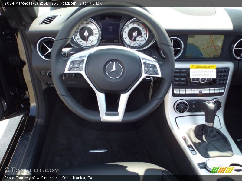 Black / Black 2014 Mercedes-Benz SLK 250 Roadster