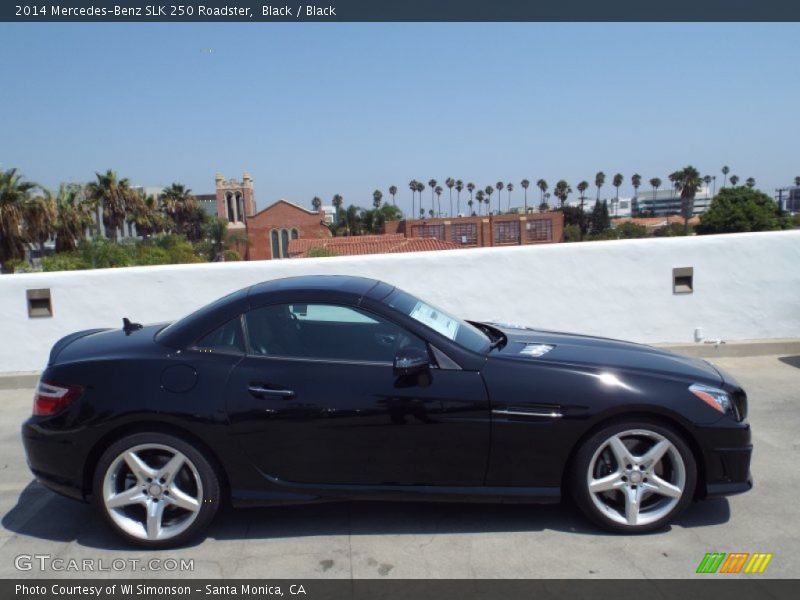 Black / Black 2014 Mercedes-Benz SLK 250 Roadster