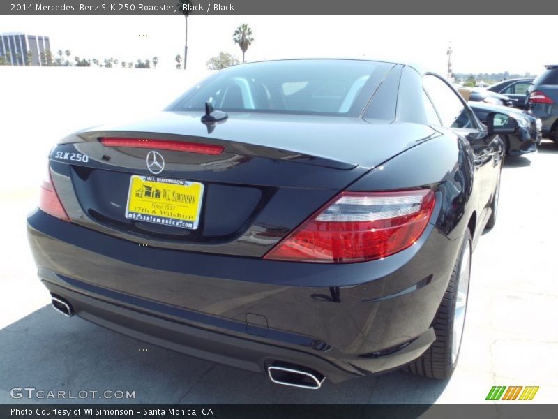 Black / Black 2014 Mercedes-Benz SLK 250 Roadster