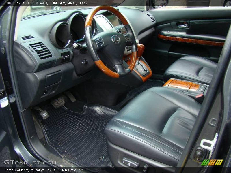 Flint Gray Mica / Black 2005 Lexus RX 330 AWD