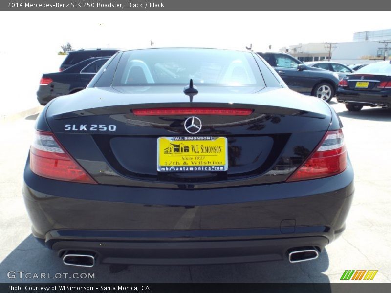 Black / Black 2014 Mercedes-Benz SLK 250 Roadster