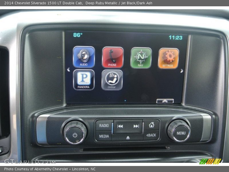 Deep Ruby Metallic / Jet Black/Dark Ash 2014 Chevrolet Silverado 1500 LT Double Cab