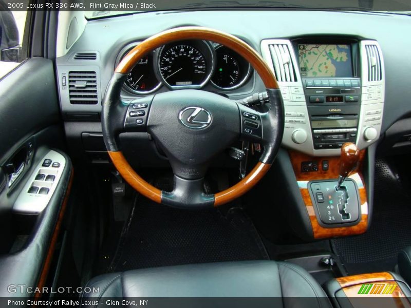Flint Gray Mica / Black 2005 Lexus RX 330 AWD