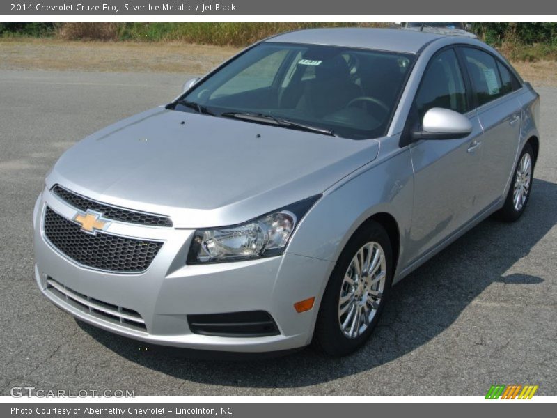 Silver Ice Metallic / Jet Black 2014 Chevrolet Cruze Eco