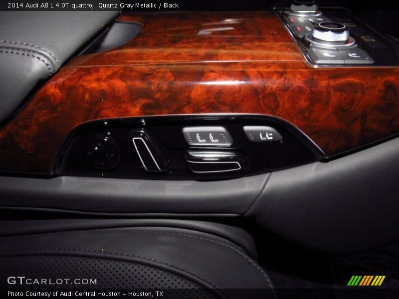 Quartz Gray Metallic / Black 2014 Audi A8 L 4.0T quattro