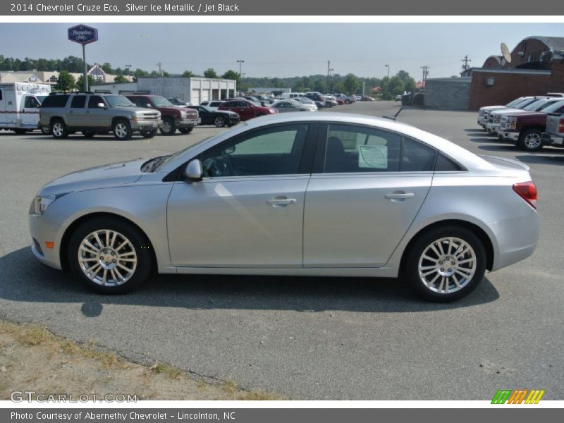 Silver Ice Metallic / Jet Black 2014 Chevrolet Cruze Eco