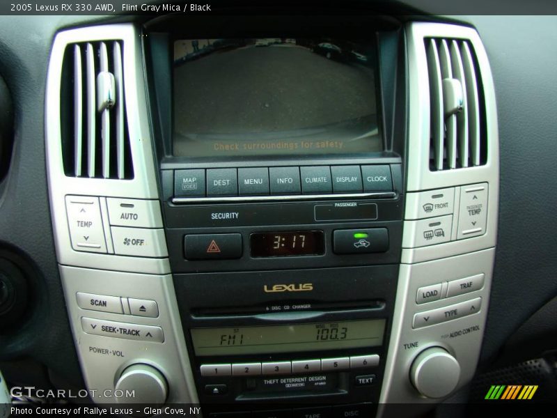 Flint Gray Mica / Black 2005 Lexus RX 330 AWD