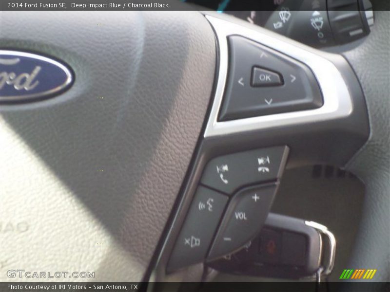 Deep Impact Blue / Charcoal Black 2014 Ford Fusion SE