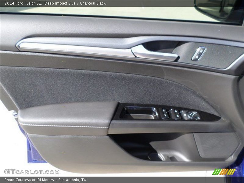 Deep Impact Blue / Charcoal Black 2014 Ford Fusion SE