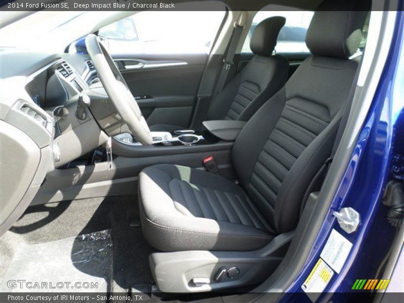 Deep Impact Blue / Charcoal Black 2014 Ford Fusion SE