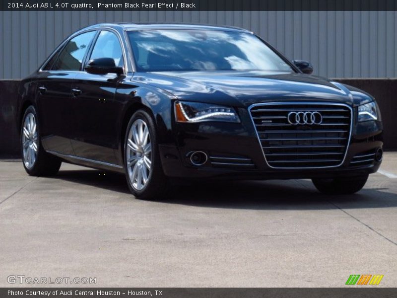 Phantom Black Pearl Effect / Black 2014 Audi A8 L 4.0T quattro