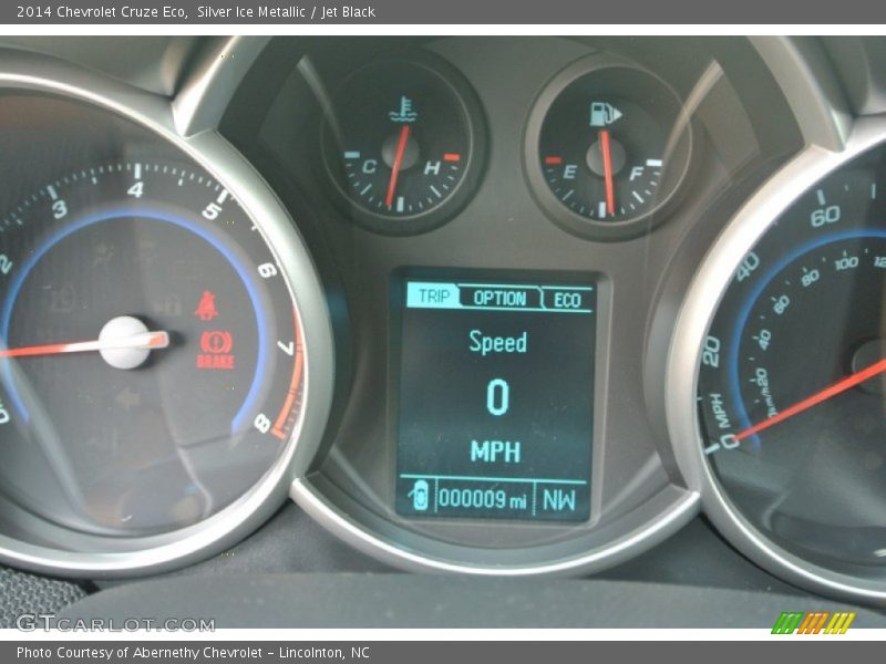 Silver Ice Metallic / Jet Black 2014 Chevrolet Cruze Eco