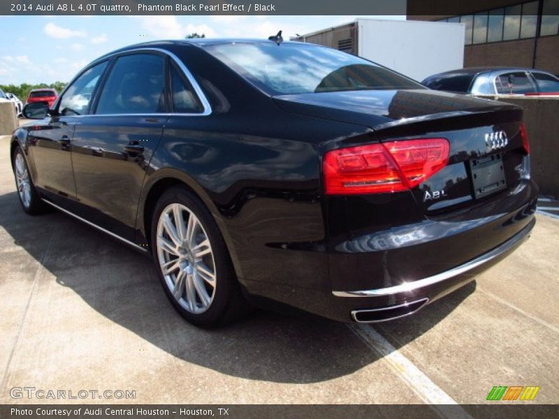 Phantom Black Pearl Effect / Black 2014 Audi A8 L 4.0T quattro