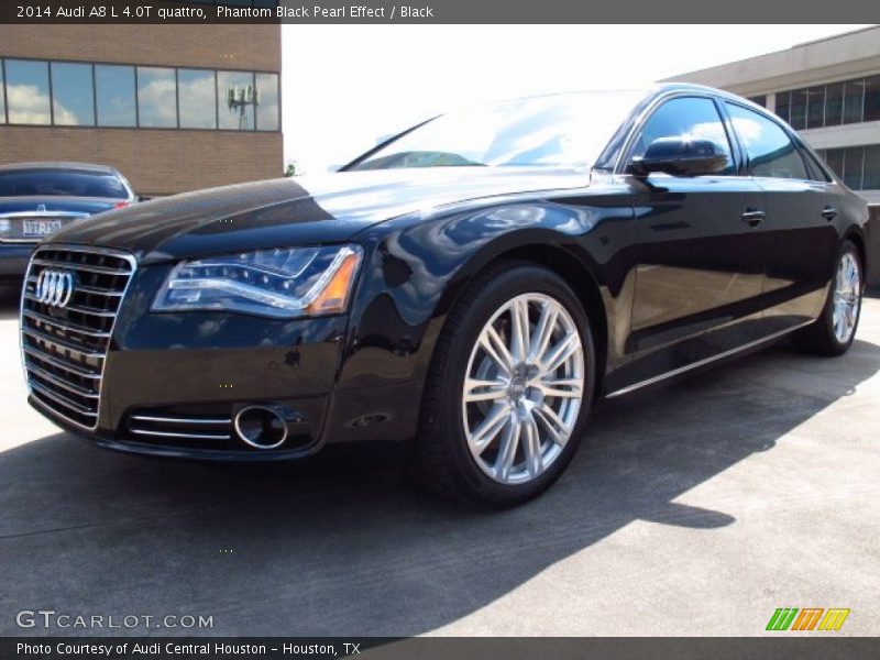 Phantom Black Pearl Effect / Black 2014 Audi A8 L 4.0T quattro