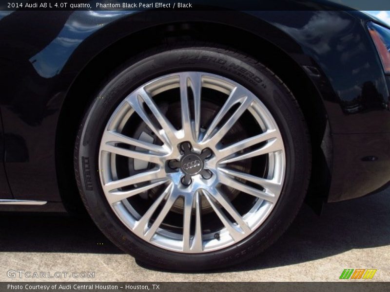Phantom Black Pearl Effect / Black 2014 Audi A8 L 4.0T quattro