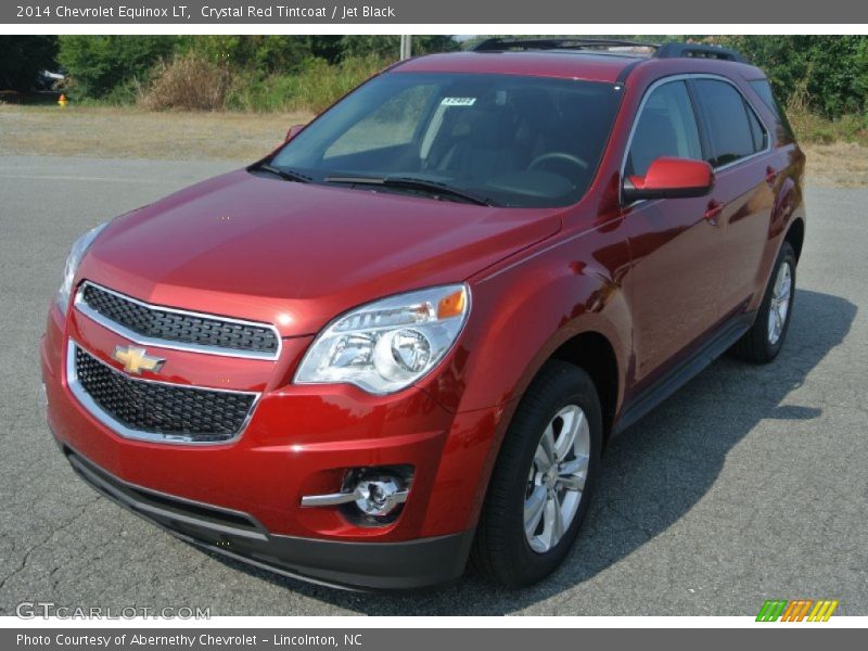 Crystal Red Tintcoat / Jet Black 2014 Chevrolet Equinox LT