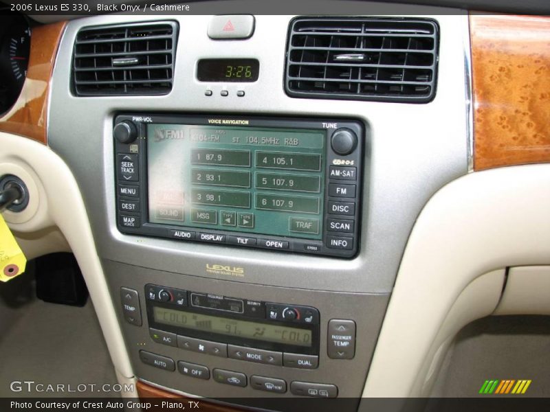 Black Onyx / Cashmere 2006 Lexus ES 330