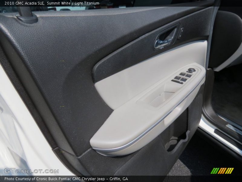 Summit White / Light Titanium 2010 GMC Acadia SLE