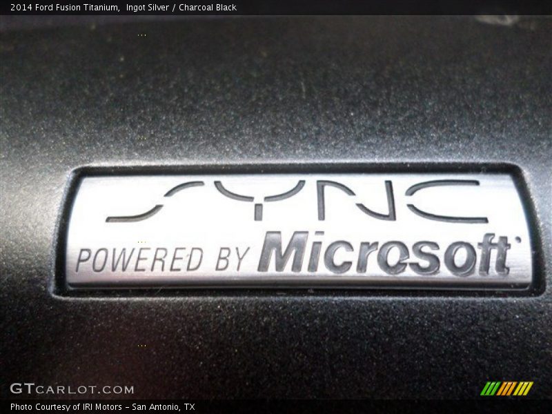 Ingot Silver / Charcoal Black 2014 Ford Fusion Titanium
