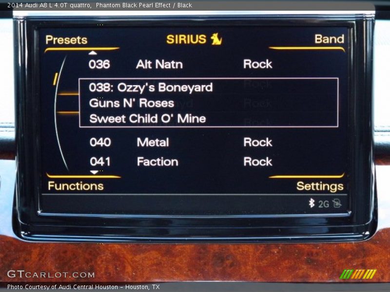 Phantom Black Pearl Effect / Black 2014 Audi A8 L 4.0T quattro