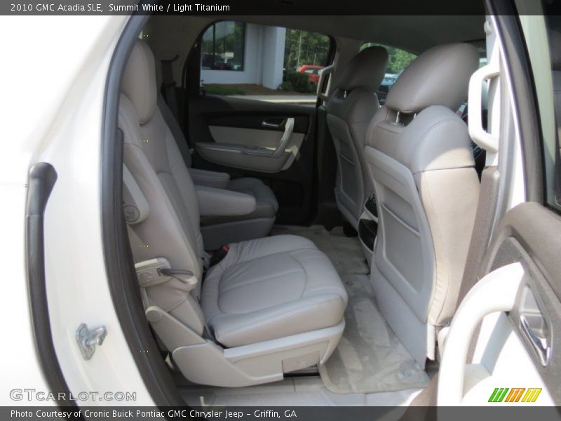 Summit White / Light Titanium 2010 GMC Acadia SLE