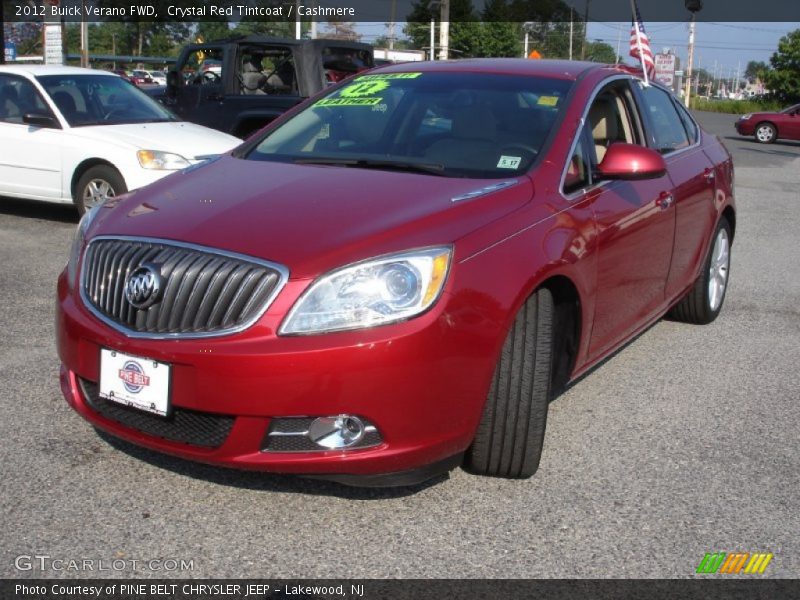 Crystal Red Tintcoat / Cashmere 2012 Buick Verano FWD
