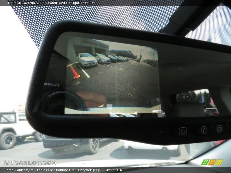 Summit White / Light Titanium 2010 GMC Acadia SLE