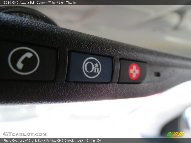 Summit White / Light Titanium 2010 GMC Acadia SLE