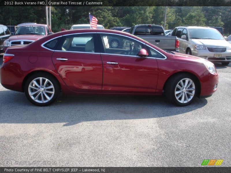 Crystal Red Tintcoat / Cashmere 2012 Buick Verano FWD