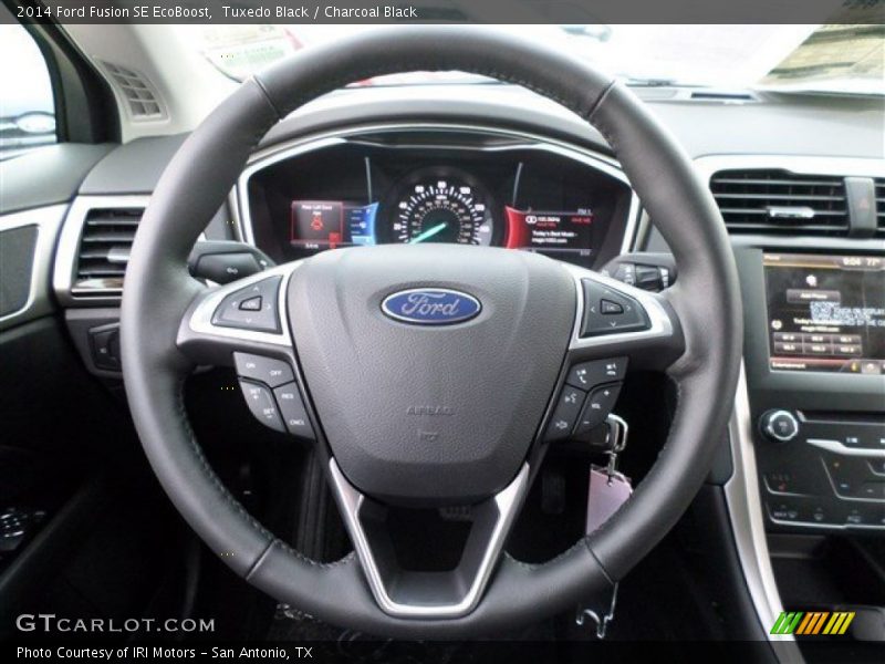 Tuxedo Black / Charcoal Black 2014 Ford Fusion SE EcoBoost