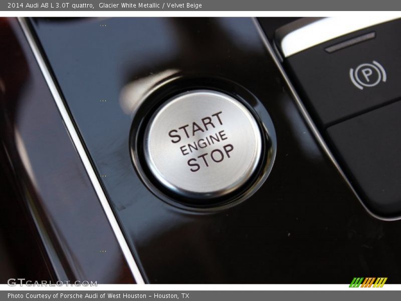 Glacier White Metallic / Velvet Beige 2014 Audi A8 L 3.0T quattro