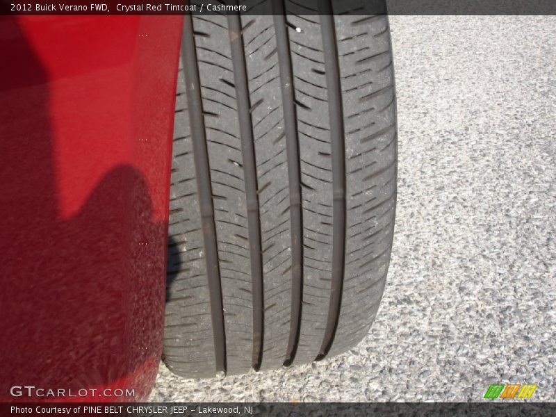 Crystal Red Tintcoat / Cashmere 2012 Buick Verano FWD